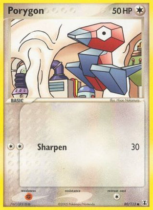 Porygon - 80/113 [Delta Species] Reverse Holofoil