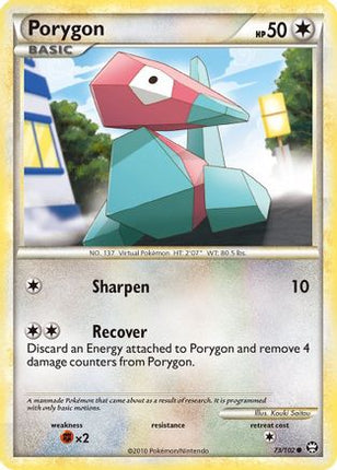 Porygon - 73/106 [Triumphant] Reverse Holofoil