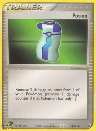 Potion - 91/109 [Ruby and Sapphire] Reverse Holofoil
