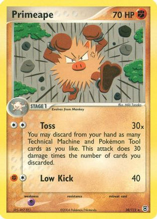 Primeape - 28/112 [FireRed & LeafGreen] Reverse Holofoil