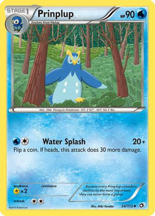 Prinplup - 34/106 [Legendary Treasures] Reverse Holofoil