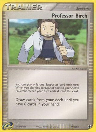 Professor Birch - 89/109 [Ruby and Sapphire] Reverse Holofoil