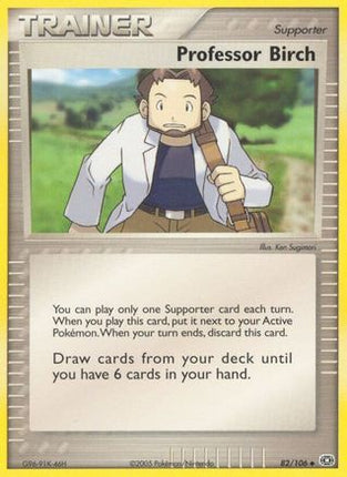 Professor Birch - 82/106 [Emerald] Reverse Holofoil