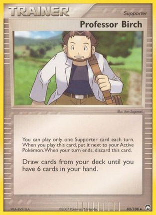 Professor Birch - 80/null [Power Keepers] Reverse Holofoil