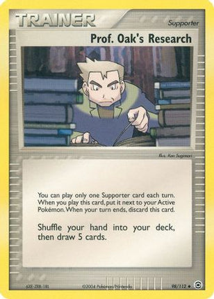 Prof. Oak's Research - 98/112 [FireRed & LeafGreen] Reverse Holofoil