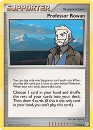 Professor Rowan - 112/130 [Diamond and Pearl] Reverse Holofoil