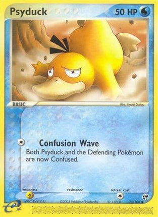 Psyduck - 73/109 [Sandstorm] Reverse Holofoil