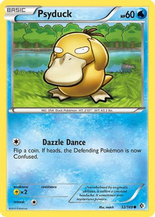 Psyduck (32) - 32/149 [Boundaries Crossed] Reverse Holofoil