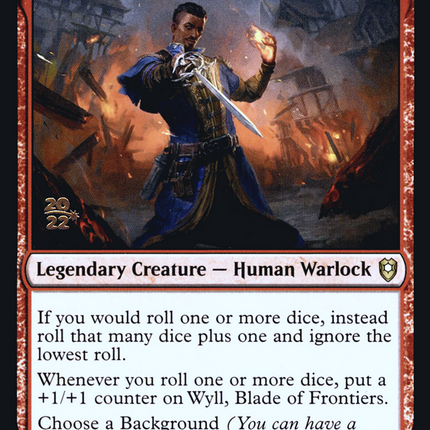 Wyll, Blade of Frontiers [Battle for Baldur's Gate Promos] Prerelease Foil