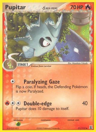 Pupitar (Delta Species) - 51/null [Delta Species] Reverse Holofoil