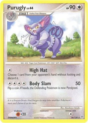 Purugly - 36/130 [Diamond and Pearl] Reverse Holofoil