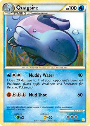 Quagsire - 9/106 [HeartGold SoulSilver] Reverse Holofoil