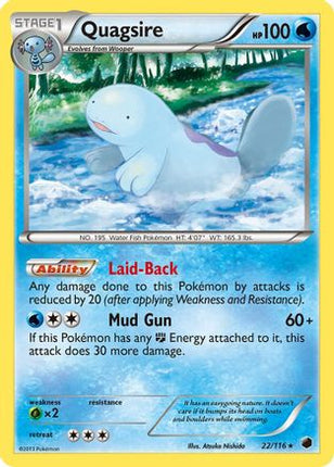 Quagsire - 22/106 [Plasma Freeze] Reverse Holofoil