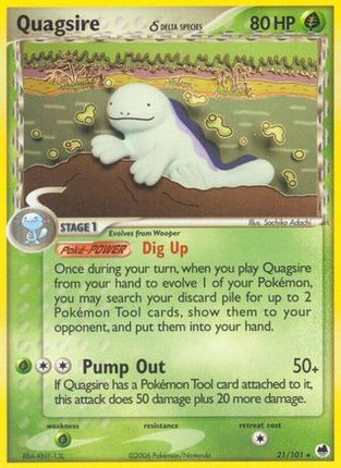 Quagsire (Delta Species) - 21/106 [Dragon Frontiers] Reverse Holofoil