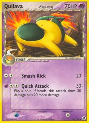 Quilava (Delta Species) - 36/106 [Dragon Frontiers]