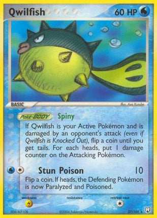 Qwilfish - 27/109 [Team Rocket Returns] Reverse Holofoil