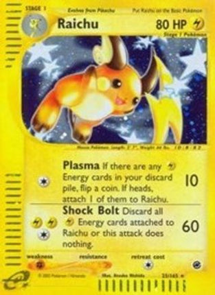 Raichu (25) - 25/165 [Expedition] Holofoil