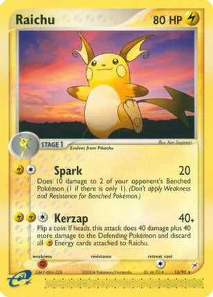Raichu - 13/97 [Team Magma vs Team Aqua] Reverse Holofoil