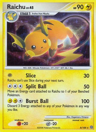Raichu - 8/106 [Stormfront] Reverse Holofoil