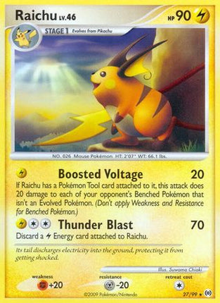 Raichu - 27/106 [Arceus] Reverse Holofoil
