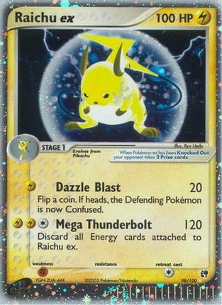Raichu ex - 98/109 [Sandstorm] Holofoil