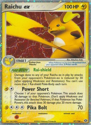 Raichu ex - 97/106 [Emerald]