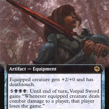 Vorpal Sword (Extended Art) [Adventures in the Forgotten Realms] Foil