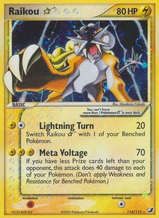 Raikou Star - 114/115 [Unseen Forces] Holofoil