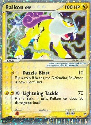 Raikou ex - 92/97 [Team Magma vs Team Aqua] Holofoil