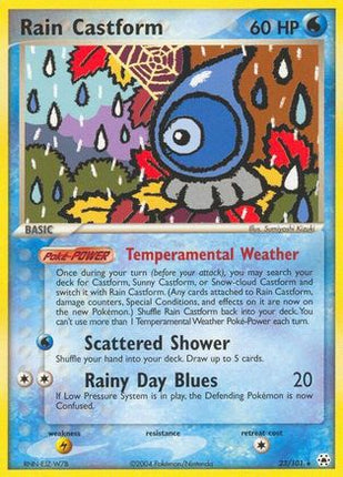 Rain Castform - 23/null [Hidden Legends] Reverse Holofoil