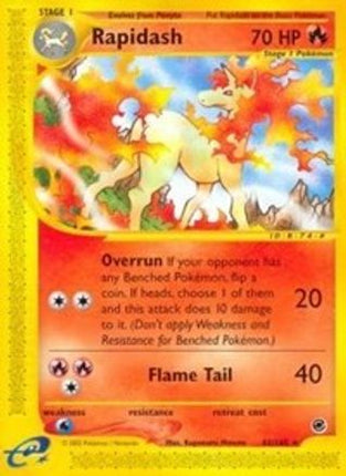 Rapidash (62) - 62/165 [Expedition]