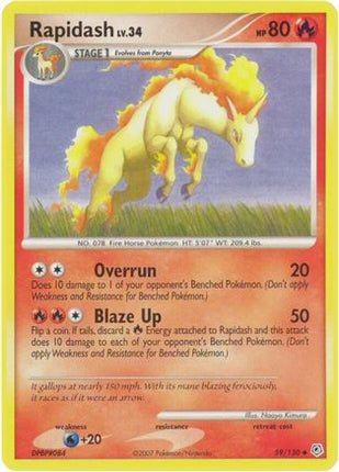 Rapidash - 59/130 [Diamond and Pearl]