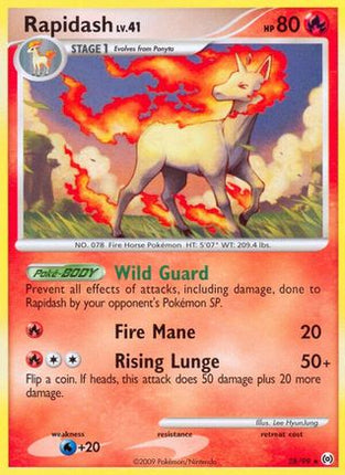 Rapidash (28) - 28/106 [Arceus] Reverse Holofoil