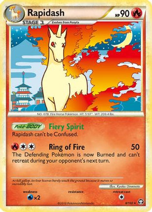 Rapidash - 8/106 [Triumphant] Holofoil