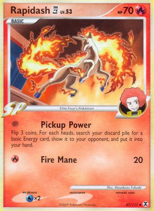 Rapidash E4 - 47/106 [Rising Rivals] Reverse Holofoil