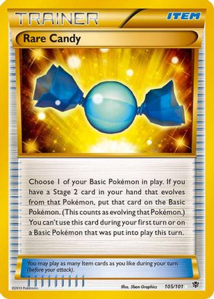 Rare Candy (105 Secret Rare) - 105/106 [Plasma Blast] Holofoil
