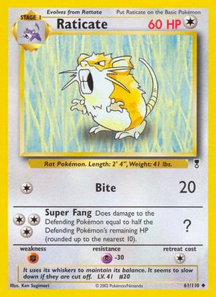Raticate - 61/110 [Legendary Collection] Reverse Holofoil