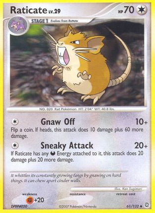 Raticate - 61/132 [Secret Wonders] Reverse Holofoil