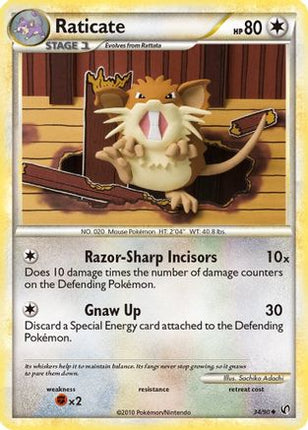Raticate - 34/106 [Undaunted] Reverse Holofoil