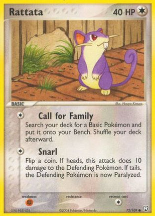 Rattata - 072/109 [Team Rocket Returns] Reverse Holofoil