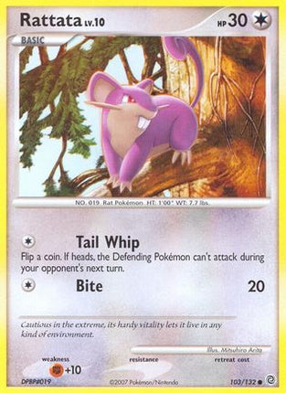 Rattata - 103/132 [Secret Wonders] Reverse Holofoil
