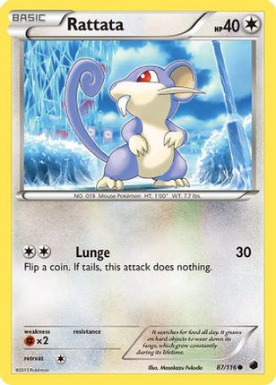 Rattata - 87/106 [Plasma Freeze] Reverse Holofoil