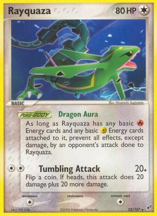 Rayquaza - 22/107 [Deoxys] Reverse Holofoil