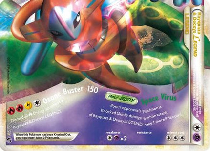 Rayquaza & Deoxys Legend (Bottom) - 90/106 [Undaunted] Holofoil