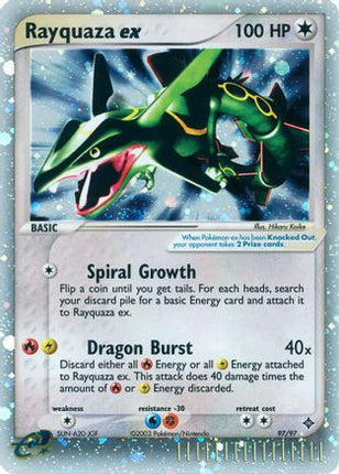 Rayquaza ex - 97/97 [Dragon] Holofoil