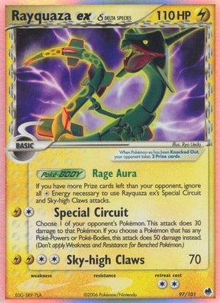 Rayquaza ex (Delta Species) - 97/106 [Dragon Frontiers] Holofoil