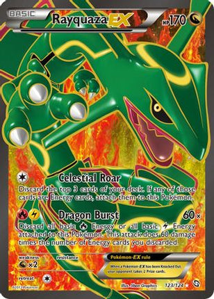 Rayquaza EX (123 Full Art) - 123/124 [Dragons Exalted] Holofoil