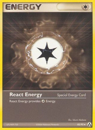 React Energy - 82/92 [Legend Maker] Reverse Holofoil