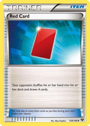 Red Card - 124/106 [XY Base Set] Reverse Holofoil