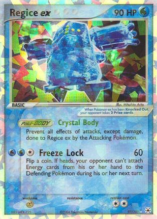 Regice ex - 97/null [Hidden Legends] Holofoil